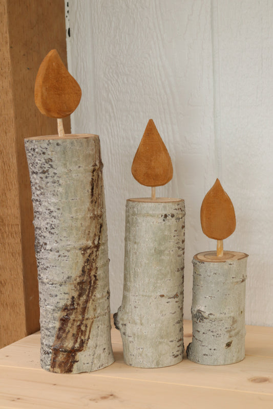 Wooden Candles